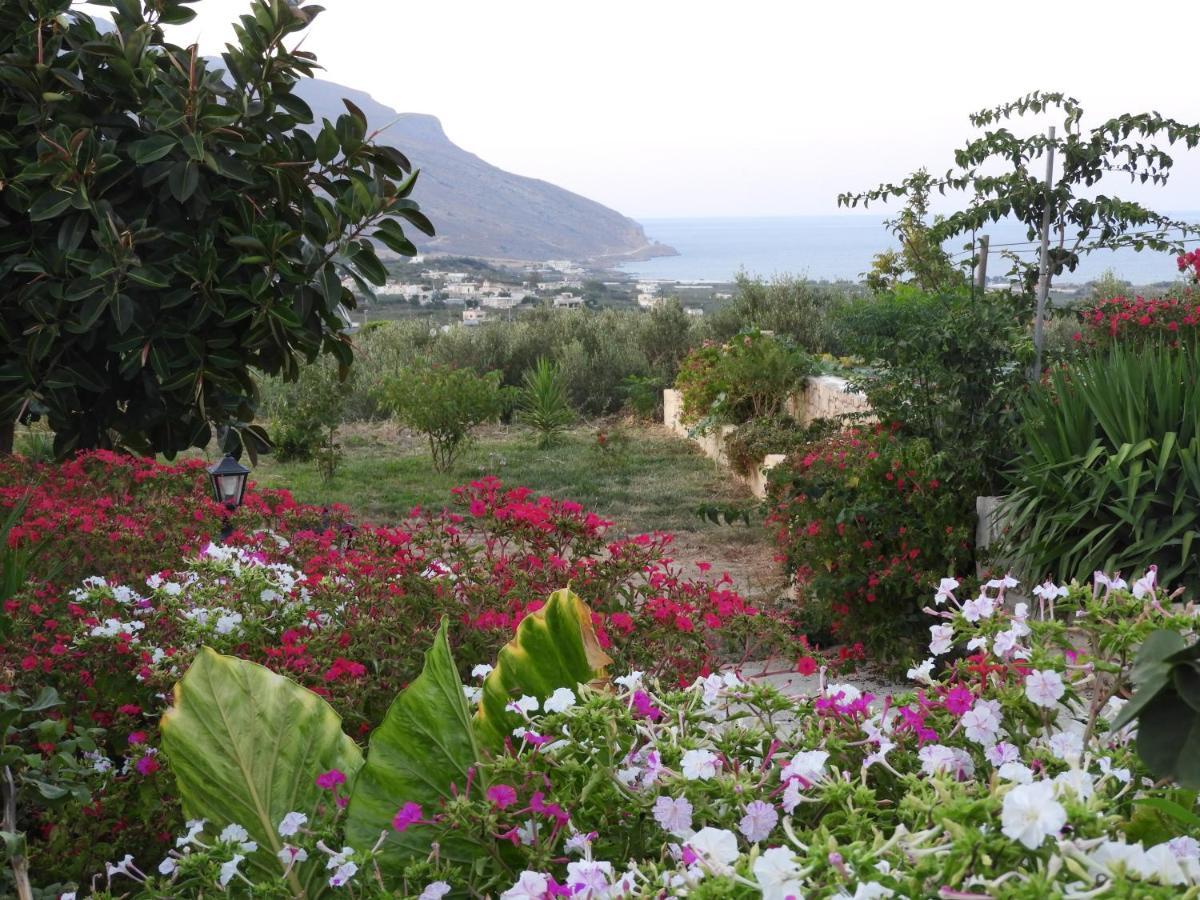 Chrissi'S House With Garden And Sea View Zerviana Villa Kíssamos Buitenkant foto